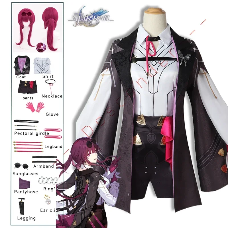 Kafka Cosplay Anime Game Honkai: Star Rail Kostuum Zoete Mooie Combat Uniform Vrouwen Halloween Party Rollenspel Kleding Outfit
