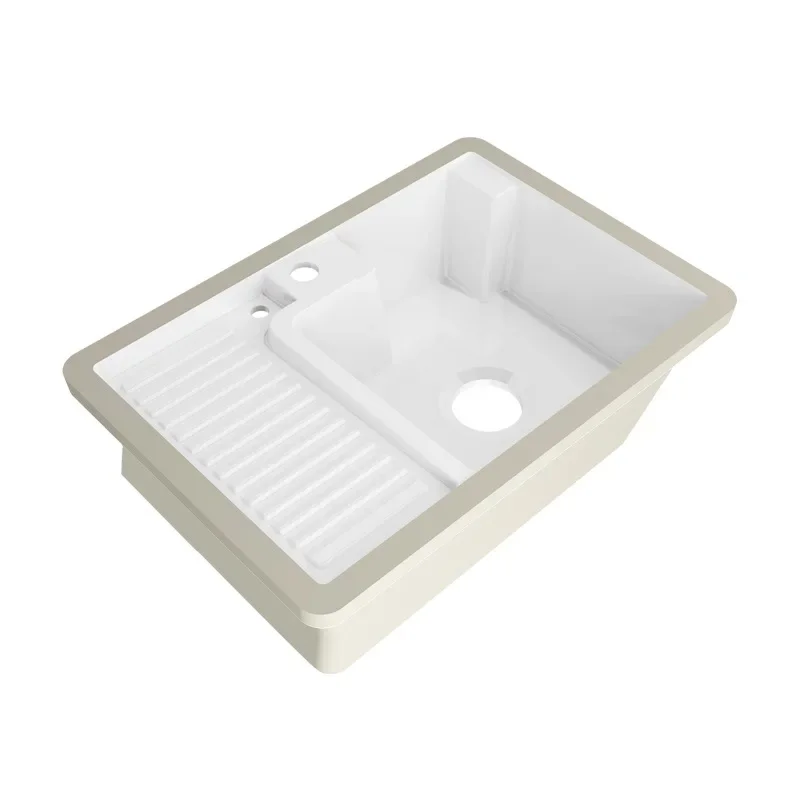 

Balcony with washboard Undercounter basin Laundry basin Household ceramic embedded small