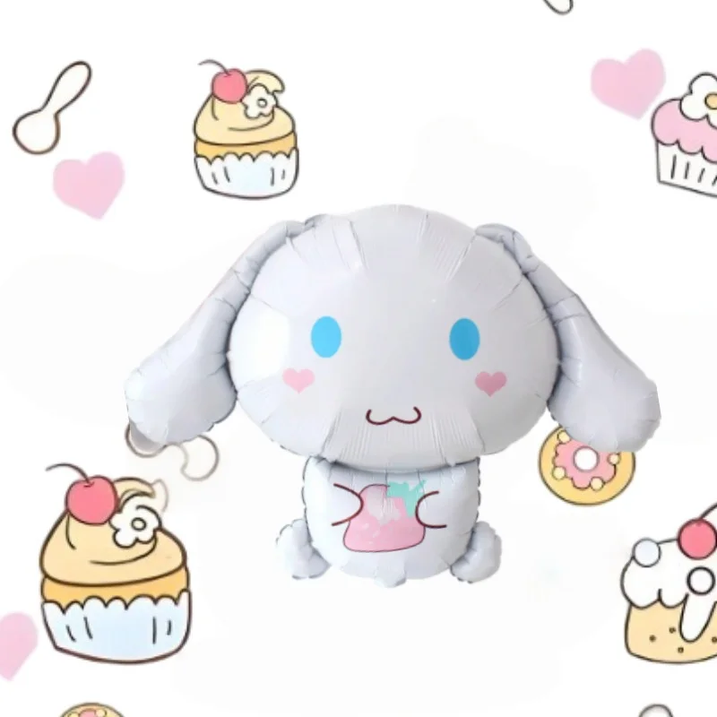 

114 шт. Sanrio Cinnamoroll воздушные шары из алюминиевой фольги, декор для вечеринки для детей, девочек, день рождения, свадьба, Новый год, праздничные украшения, подарки