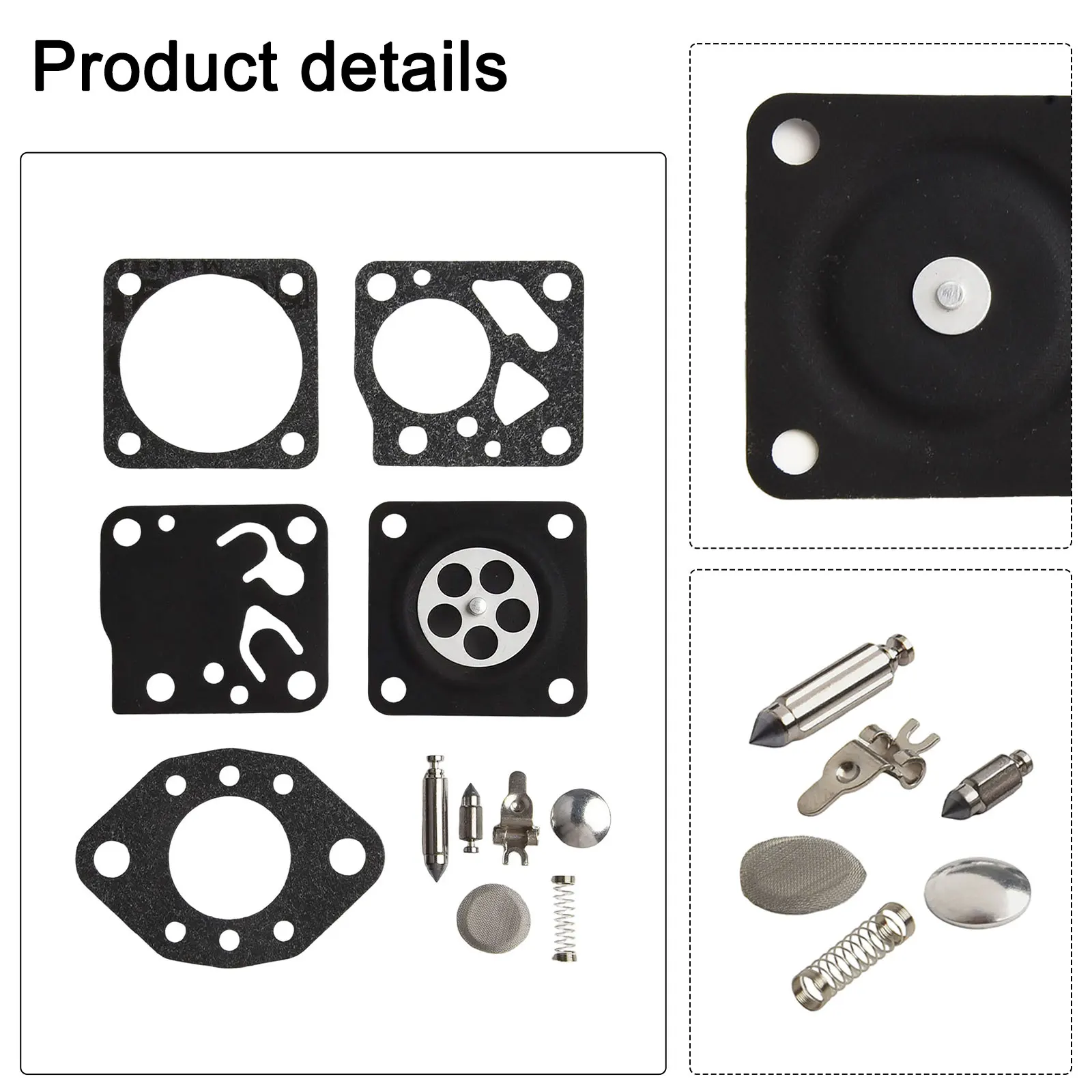 For Tillotson Carburetor Kit Reliability Chainsaw Parts Compatibility For RK-13HU For RK-14HU Long Service Life
