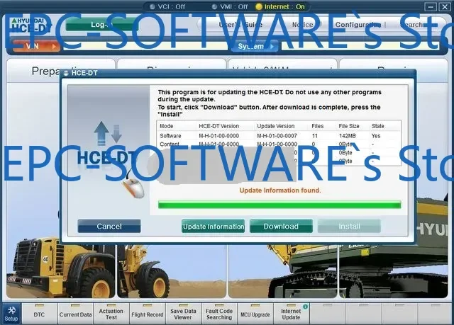 EPC-SOFTWARE Robex Diagnostic Software CD (HCE-DT) DIAGNOSTIC 2026 WITH UNLIMITED UPDATE for Hyundai