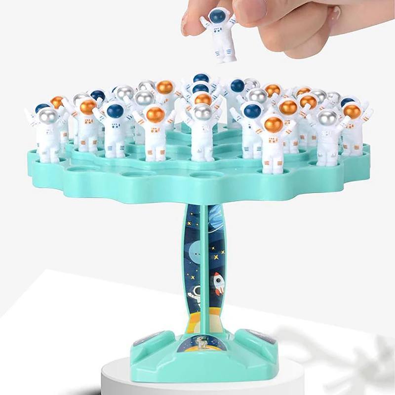 Balancing Astronauts Boxed Puzzle Toy Set Space Balance Stacking Leisure Interactive Desktop Battle Children Board Games