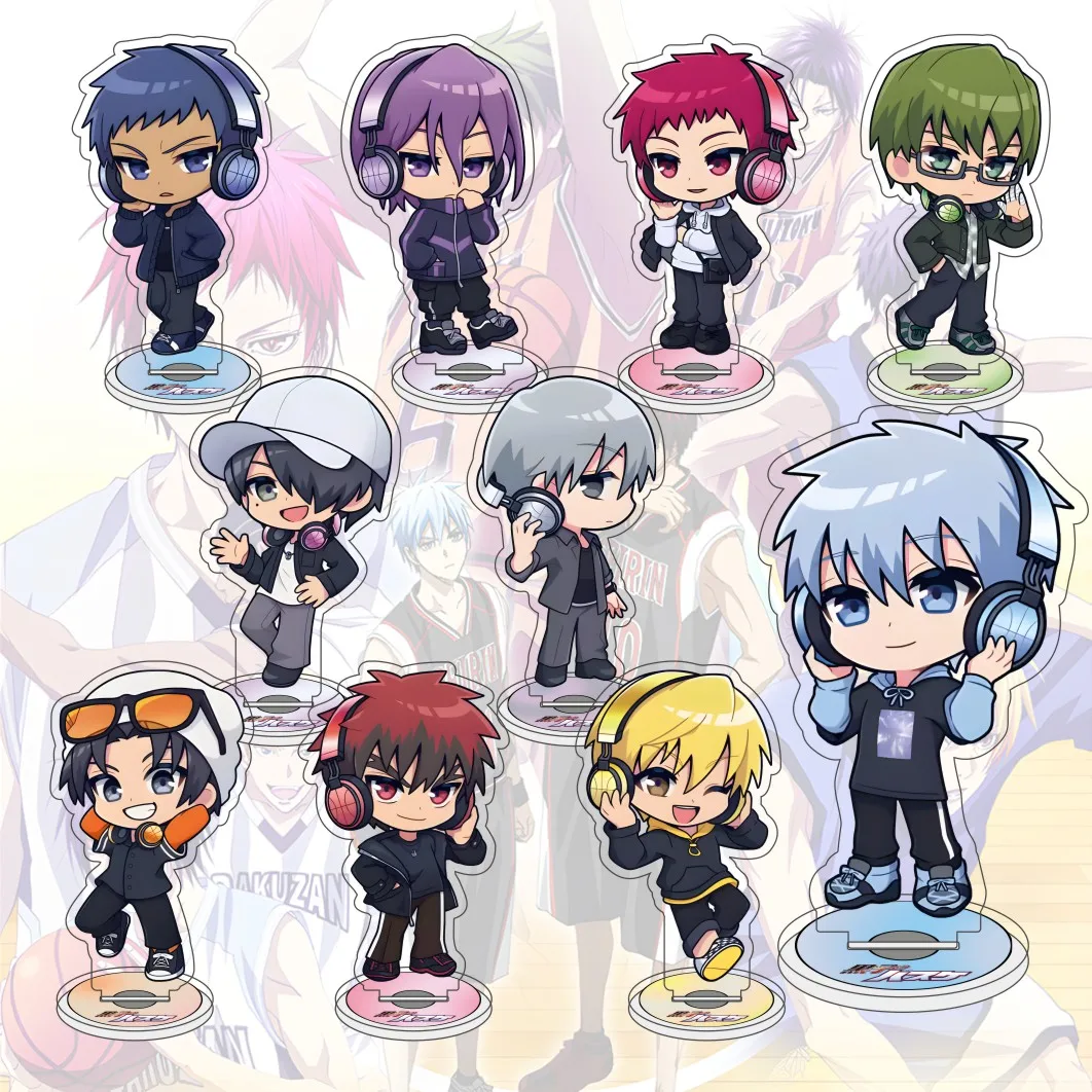 Kuroko's Basketball anime 10cm acrylic cute character Kuroko Daiki Kise standing model desktop decoration fan gift keychain