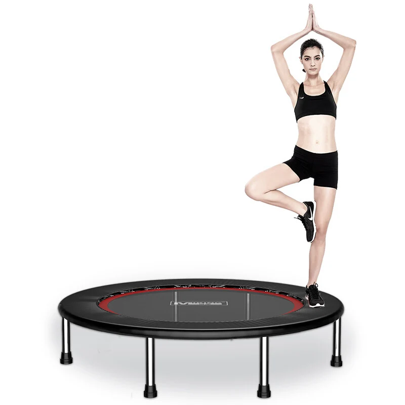 

Adults Fitness Trampoline Bungee Rebounder Jumping Cardio Trainer Workout Silent Mini Trampoline