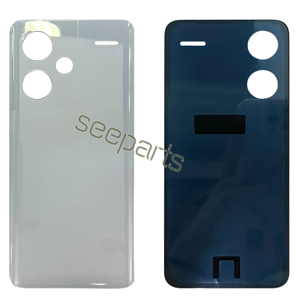 Back Glass For Xiaomi Redmi Note 13 Pro Plus Battery Cover Back Glass Panel Rear Housing 23090RA98C, 23090RA98G, 23090RA98I