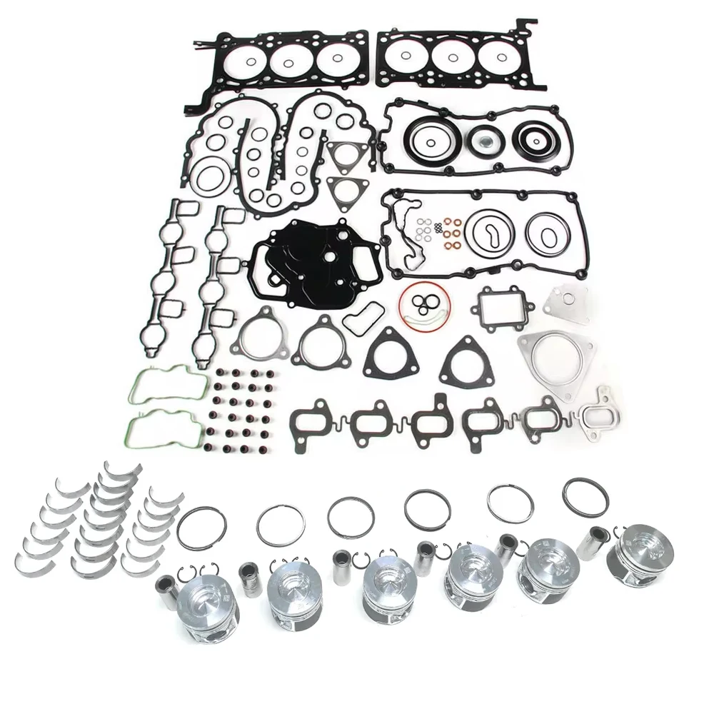 Full gasket set Timing Piston kit Engine Accessories For VW Porsche Audi 3.0L TDI Diesel BUG