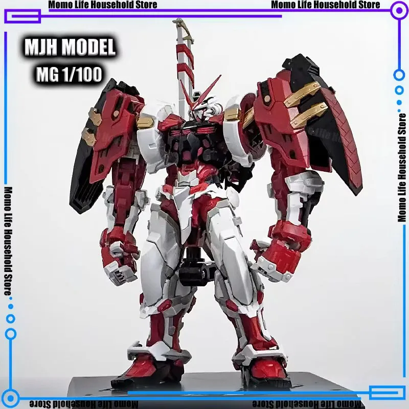

MJH MR 1/100 Hirm Mbf-P02 Astray Red Frame Наборы моделей в сборе с рычагом орангутанга Пластиковый скелет Фигурка робота Пластиковая модель