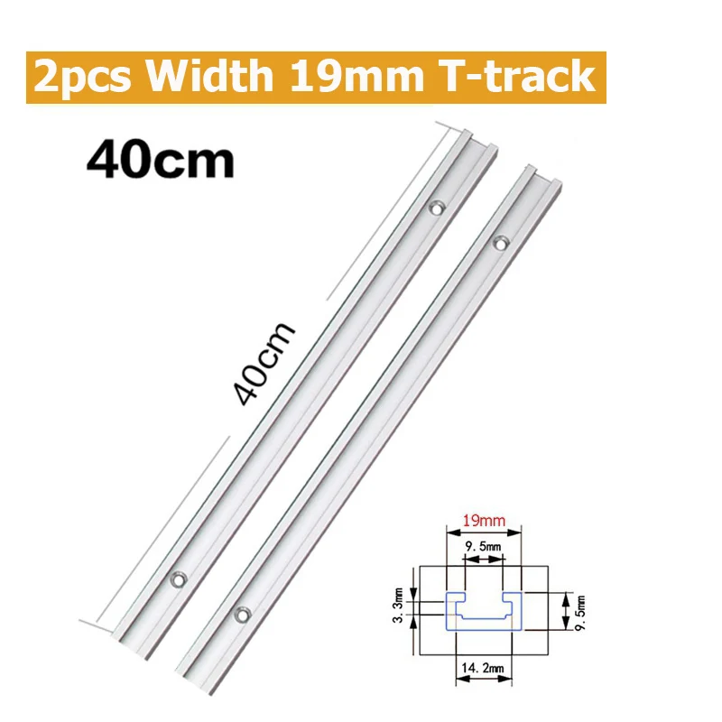 Holzbearbeitung DIY Werkzeug Aluminiumlegierung Gehrungsschiene Holzbearbeitung T-Schiene T-Nut für Tischkreissäge Router Tisch – Detail 12