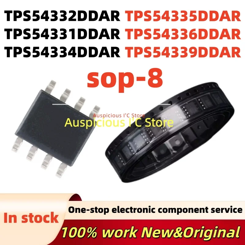(5pcs) TPS54331DDAR TPS54332DDAR TPS54334DDAR TPS54335DDAR TPS54336DDAR TPS54339DDAR 54331 54332 54334 54335 54336 54339 SOP-8