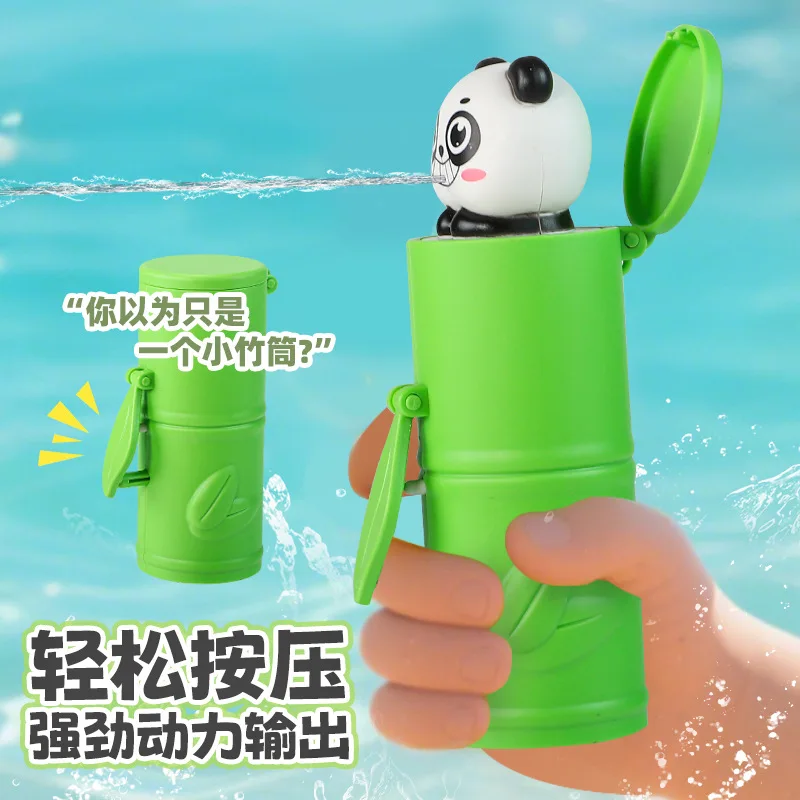 Wasserpistole Sommer Outdoor Wasser Spray Mini Pistolen Reichweite Pools Strand Wasser Kampf Spaß Spielen Spielzeug Kinder Jungen Mädchen Panda Zufällig