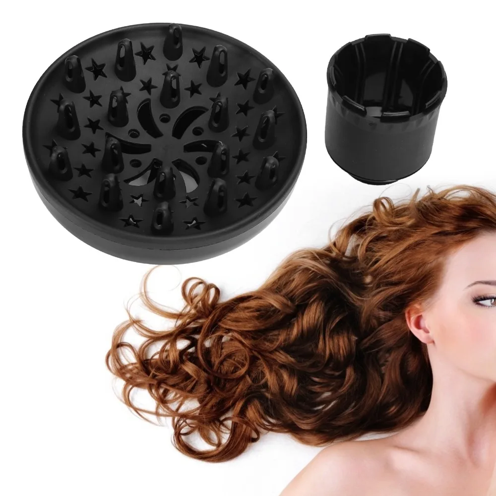 Adjustable Airflow Hair Dryer Diffuser Black Color Professional Universal Diffuser Attachment Universal Portable