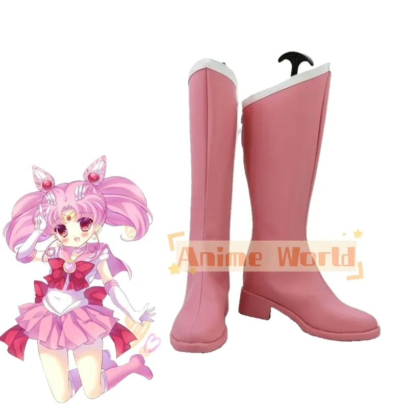 Chibi Usa Schuhe Cosplay Chibi Usa Cosplay Stiefel Rosa Schuhe Nach Maß Unisex Jede Größe