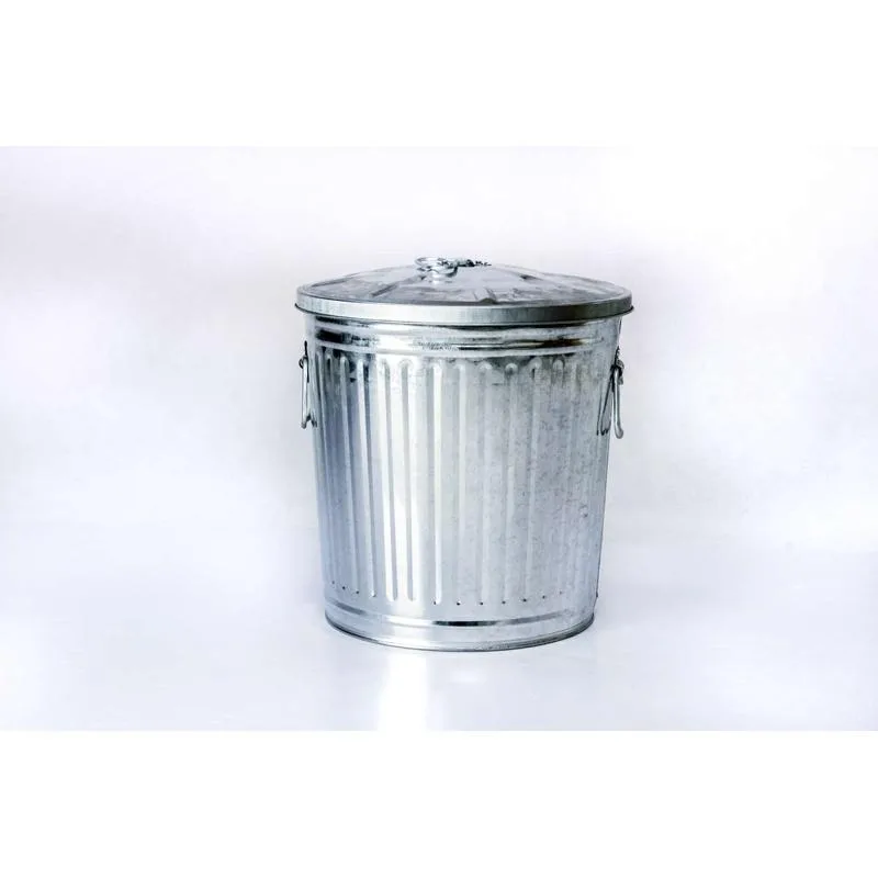 Outdoor Trash Can, Large, Oversized Outdoor Property, Industrial Peel Box with Lid, Sanitation Trash Can
