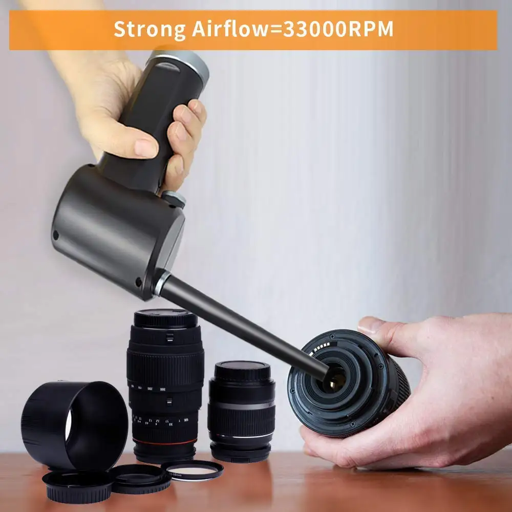 Cordless Air Duster, Electric Air Can, Replacement for Compressed Air Can & Spray Duster, Can of Air for Computer Cleaning image 2