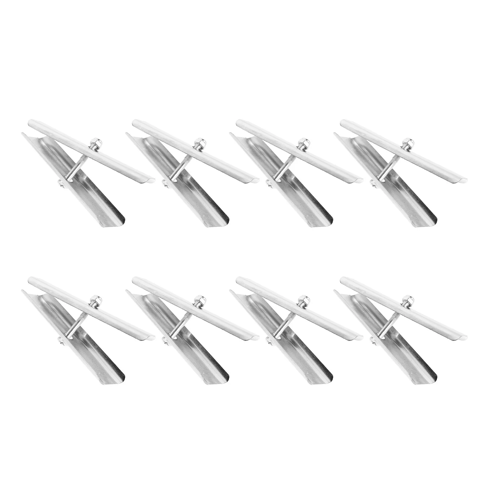 8Pcs Oval Pole Reinforcement Bracket Replacement for 25Mm Patio Market Umbrella Heavy Duty Repair Hardware for Broken Shaft