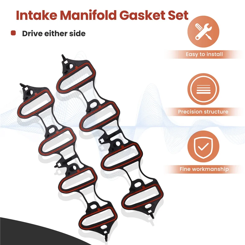 2Pcs Car Intake Man… - image