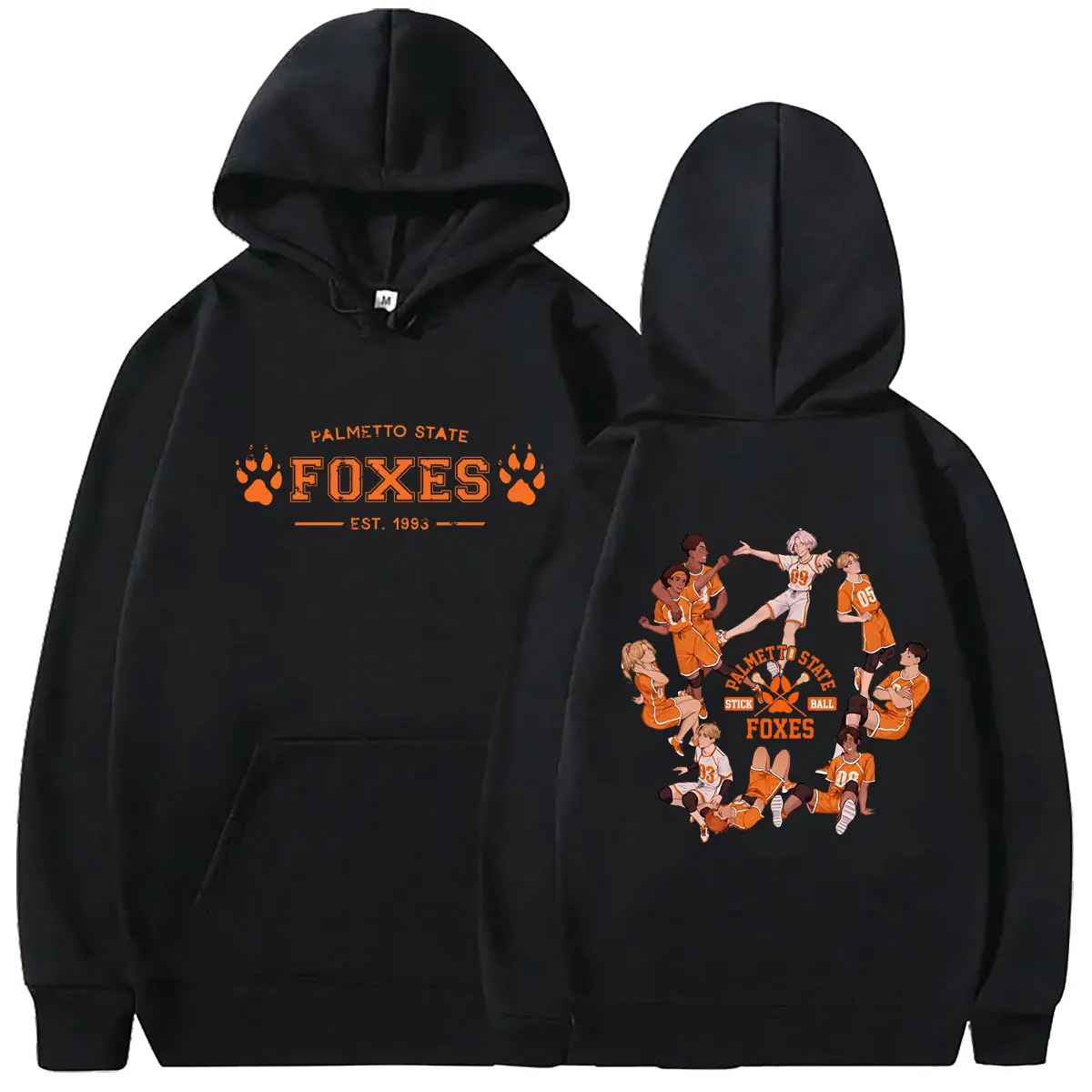 All for The Game The Foxhole Court Palmetto State Foxes Graphic Hoodie Men Women Fashion Oversized Hoodies Male Vintage Pullover