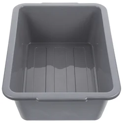 Plastic Wash Basin Rectangular Storage Bin Commercial Bus Tubs Bins Waste Restaurant Basket Folding for