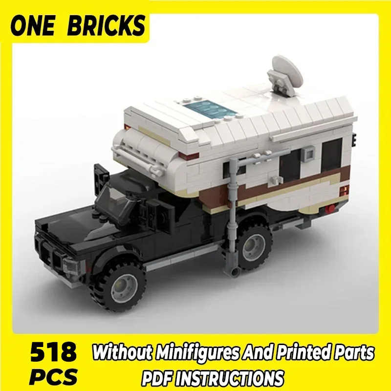 City Car Model Moc Building Bricks Perfect C-10 Classics Camper Technology Modular Blocks Gifts Christmas Toys DIY Sets Assembly