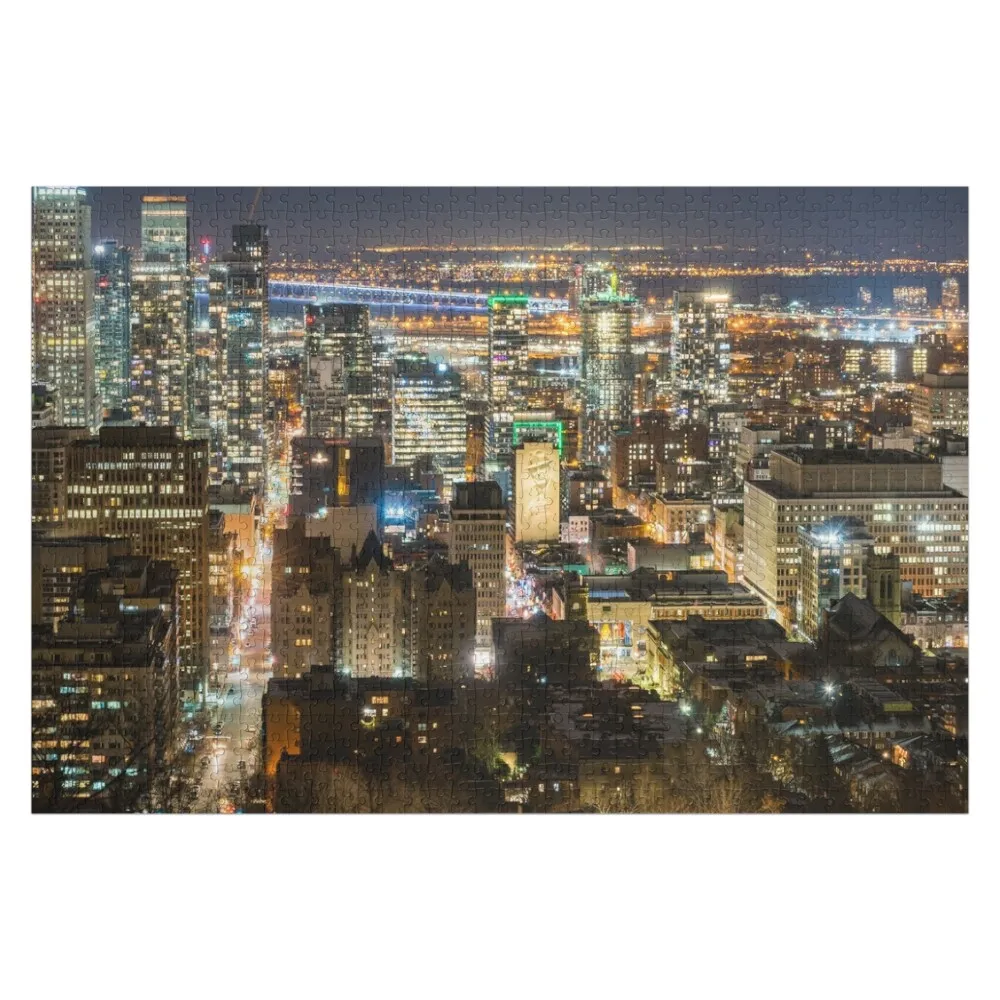 Downtown Montreal, Canada Jigsaw Puzzle Picture Custom Gift Customizable Gift Customized Gifts For Kids Puzzle