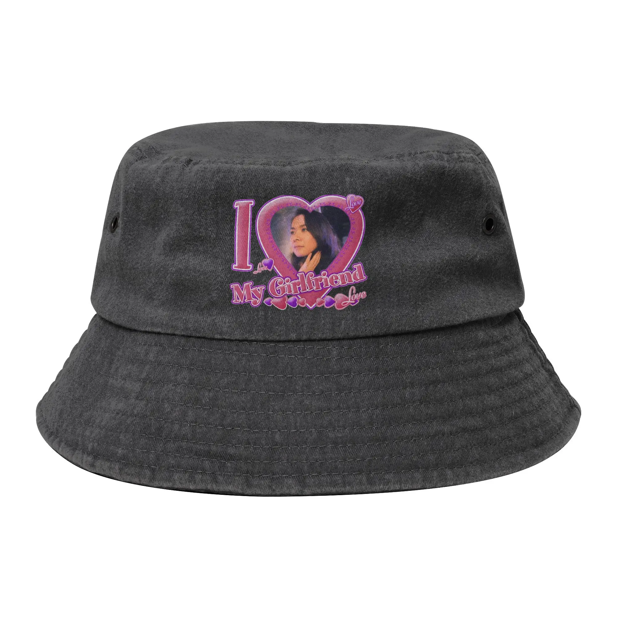 Summer Beach Vacation Getaway Headwear I Love My Girlfriend Mitski Bucket Hat Teen Hot Sun Hat Boonie Hat Fishing Fisherman Hat