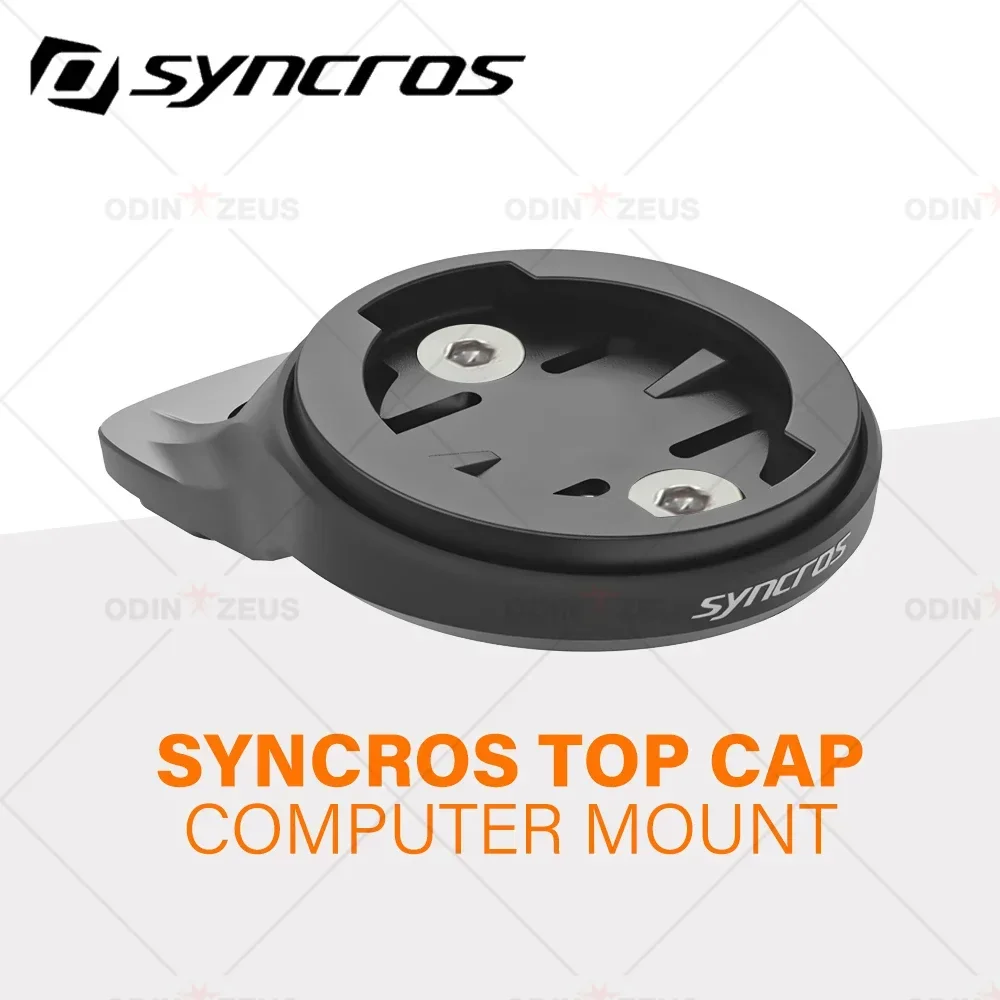 SYNCROS CNC ALUMINUM TOP CAP COMPUTER MOUNT -10° FOR Garmin/Wahoo/Bryton FOR FRASER IC SL WC/DC/XC Handlebars XC STEM 1.5/2.0