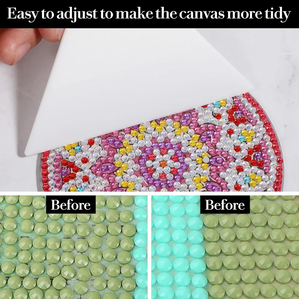 DIY Diamond Painting Roller Tool Kit with Correction  Accessories  for 5D Diamond Art Canvas Pressing & Leveling Alignment Tools view 6