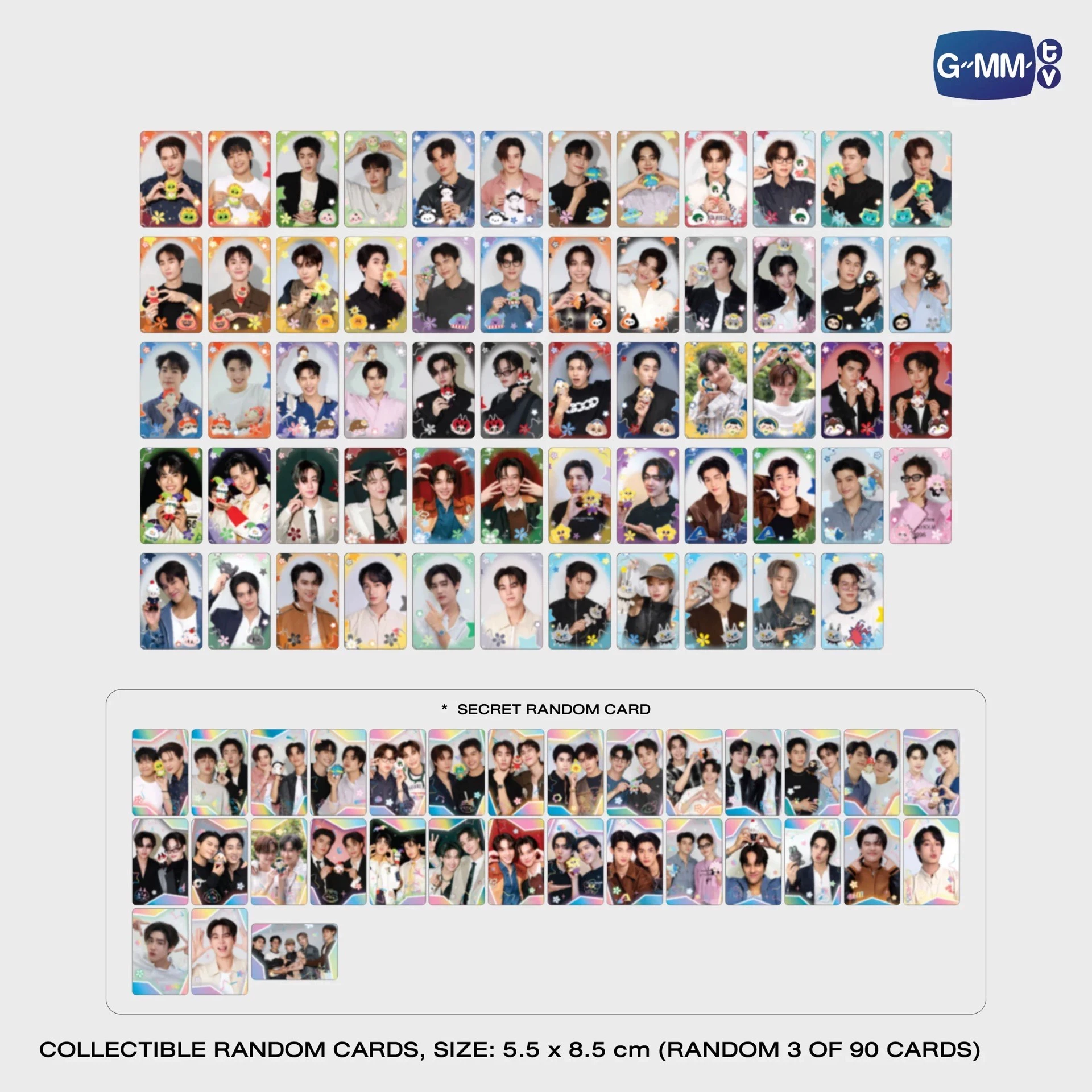 

Official Gmmtv Pop up Store Pondphuwin Milklove Joongdunk Bounprem FirstKhaotung Jimmy Sea Boys Girls Collectible Random Card