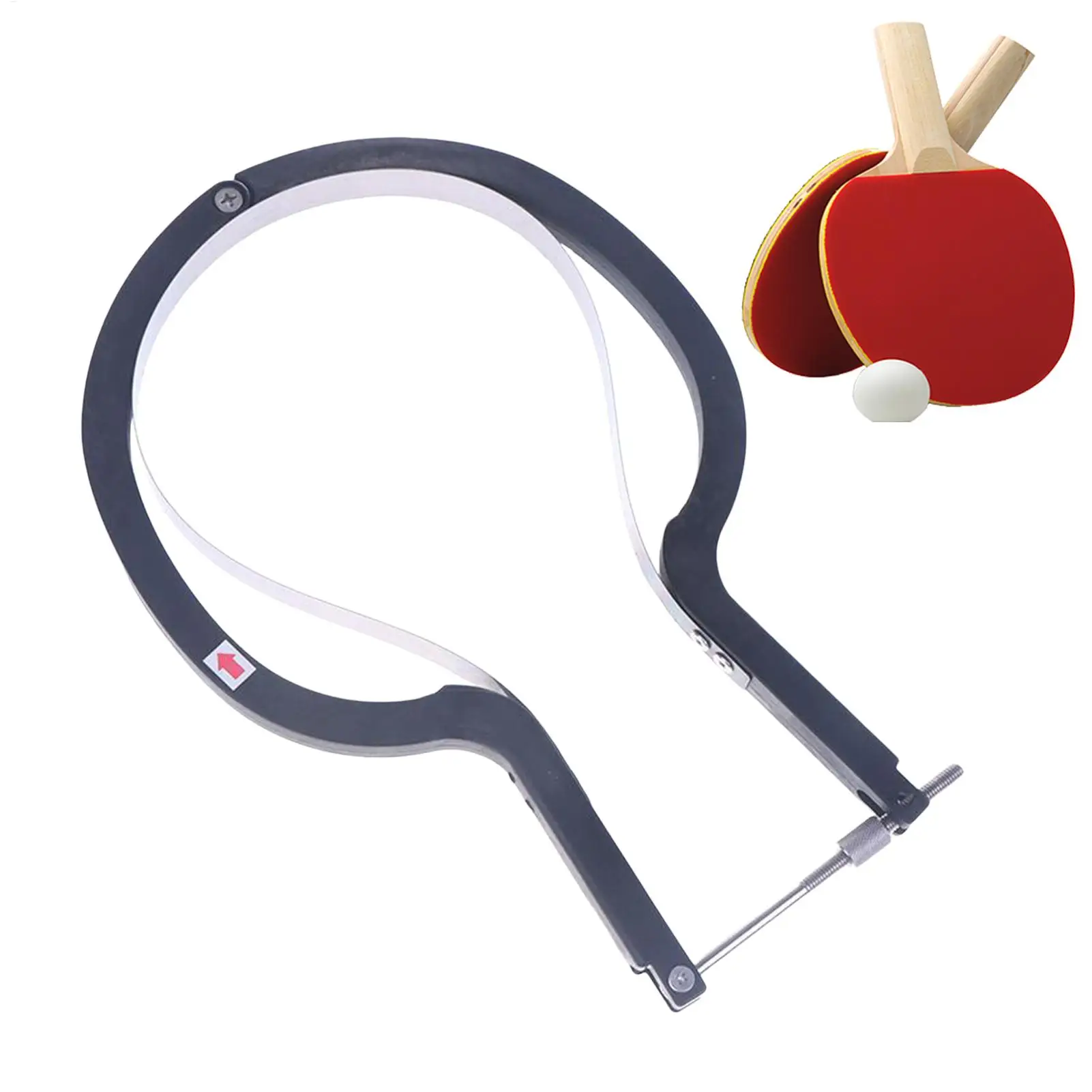 

Adjustable Rubber Trimmer for Table Tennis, Sharp Paddle Cutter Clean Cut Trimming Tool for Beginners to Pro, Athletes Students