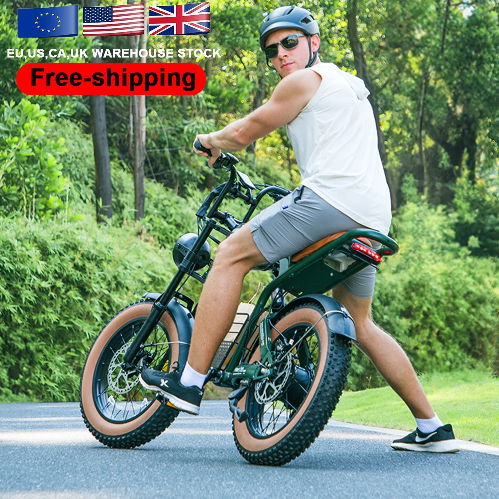 Samebike USA Stock M20 Регулируемый амортизатор из алюминиевого сплава 20*4,0 дюймов Fat Tire E Bike