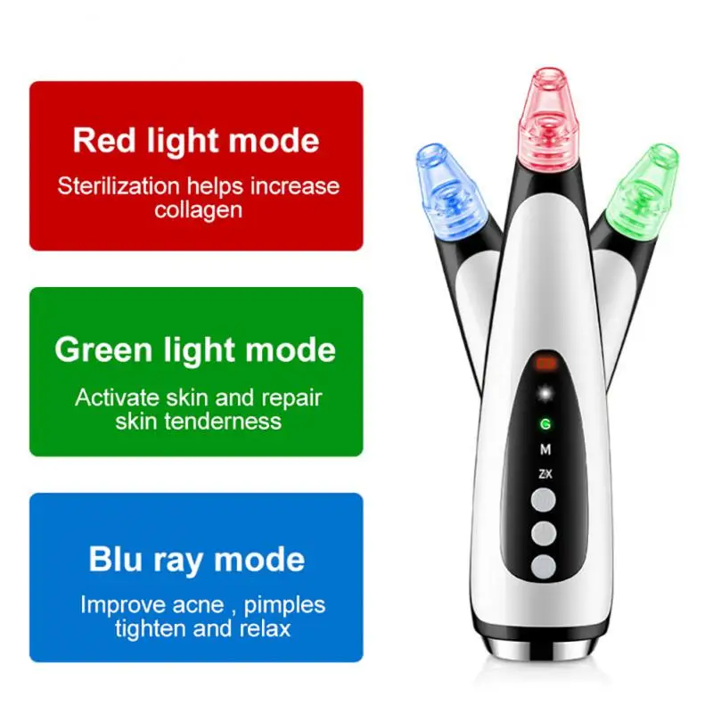 Facial Blackhead Remover Electric Acne Cleaner Blackhead Black Point Vacuum Cleaner Tool Black Spots Pore Cleaner Machine