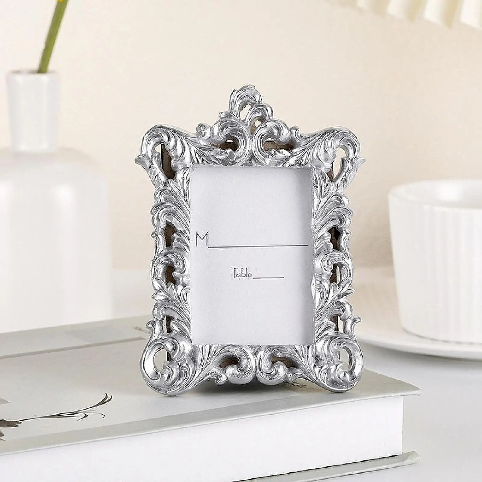 Party Supplies Home Decoration Frame Picture Frame Photo Clip Return Gift Small Gift Resin Pattern Photo Frame Photo Frame