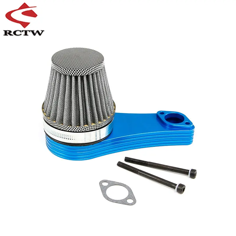 

Alloy CNC Air Filter Connection Plate & UFO Carbon Filter Set for Losi 5ive T Rovan LT KING MOTOR TRUCK RC CAR PARTS