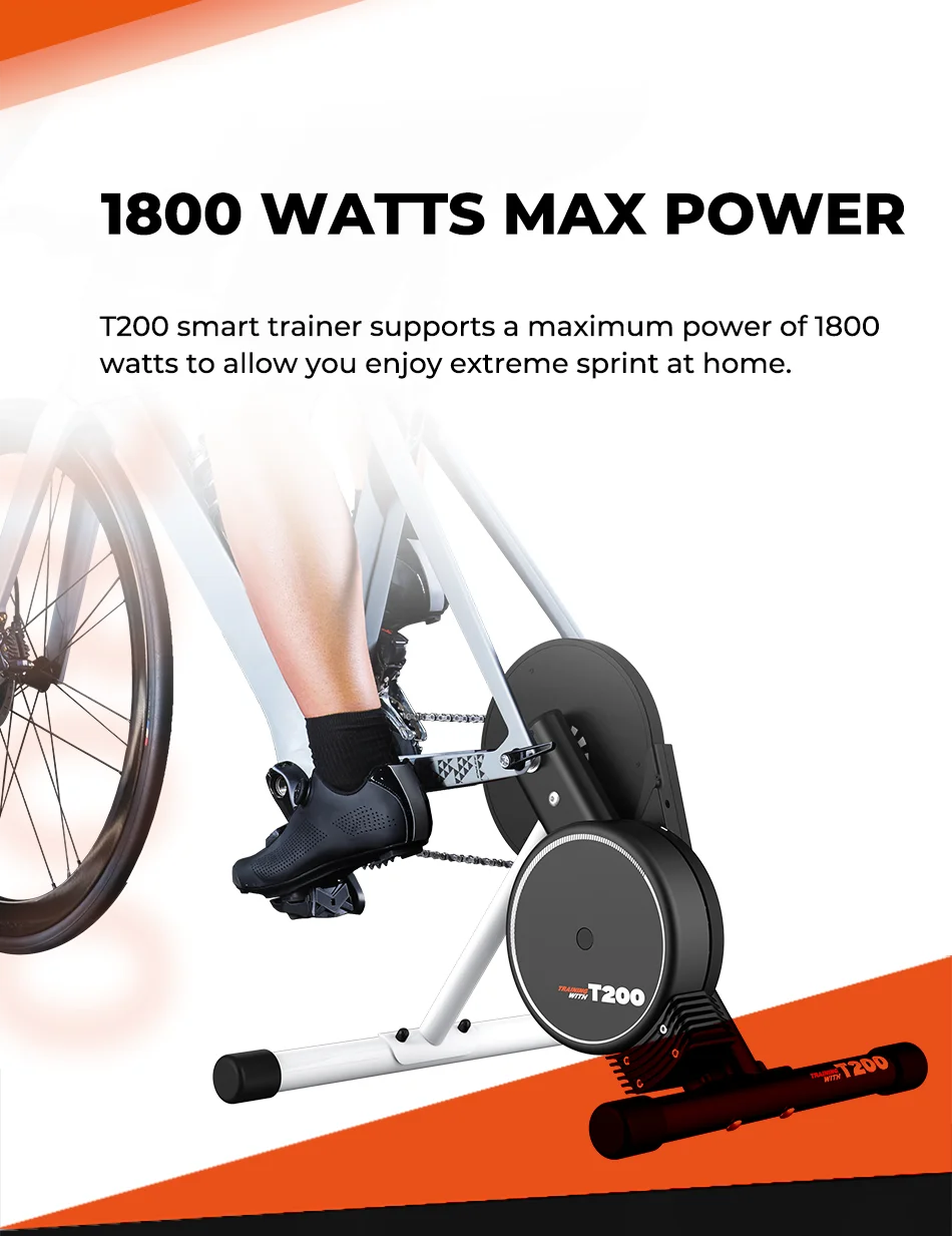 Magene T200 Smart Trainer ERG Função completa Ride Indoor Dobrável