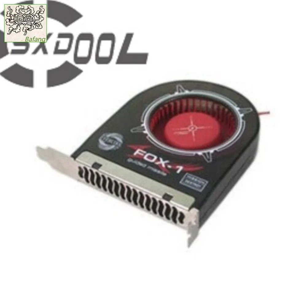 

Jinlingge для 1 шт. EVERCOOL FOX-1 корпус корпуса компьютера радиатор PCI кулер охлаждающий вентилятор радиатор 2200 об/мин 2Pin IDE Mol