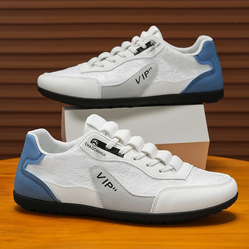 

2026 New Spring Men's Fashion Casual Sneakers Slip-on Soft Sole Comfortable Work Shoes Agan Shoes