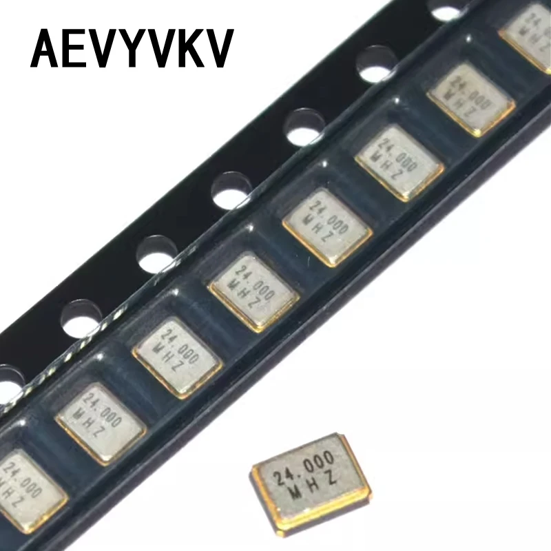 5PCS 3225 Passive SMD Quartz Resonator Crystal Oscillator Metal SMD 4pin 8MHZ 10MHZ 12MHZ 16MHZ 20MHZ 24MHZ 25MHZ 27M 32M 40M