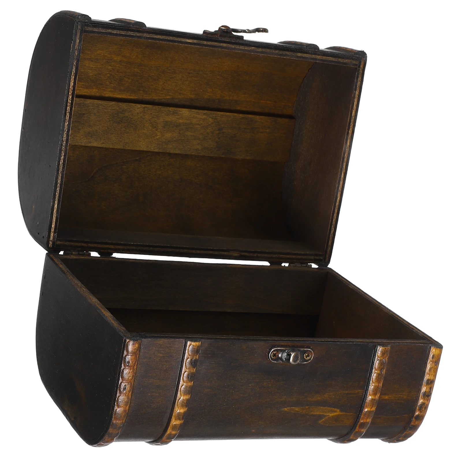 

Wooden Storage Box Jewelry Box Decorative Boxes Earring Holder Organizer Retro Trinket Vintage Keepsake Small Treasure Chest