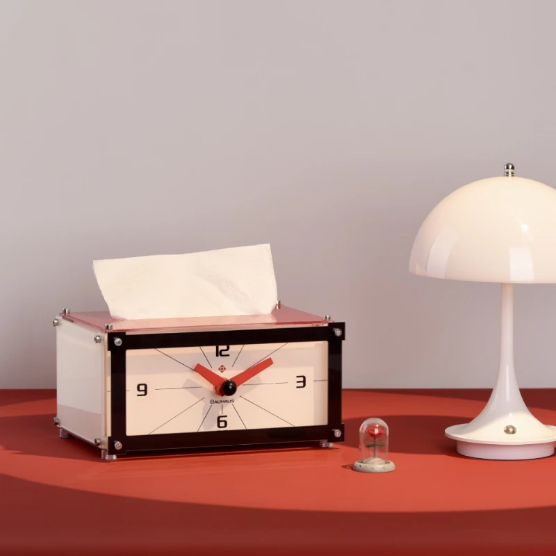 Bedside desktop creative small clock ornament clock pendulum table clock placement schedule