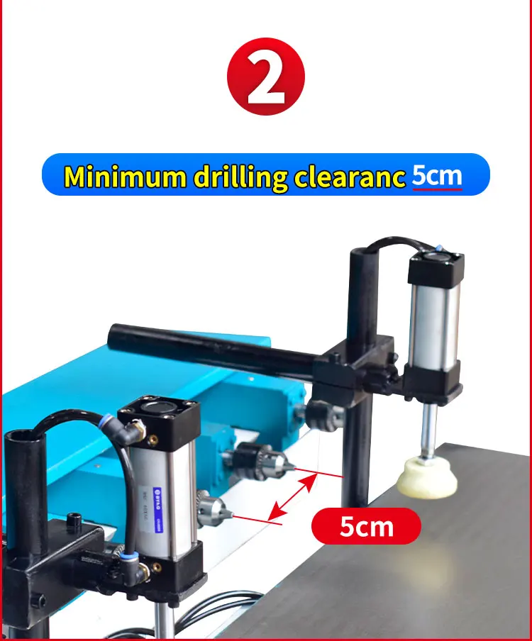 Woodworking horizontal single-head side hole multi-head hinge drilling machine