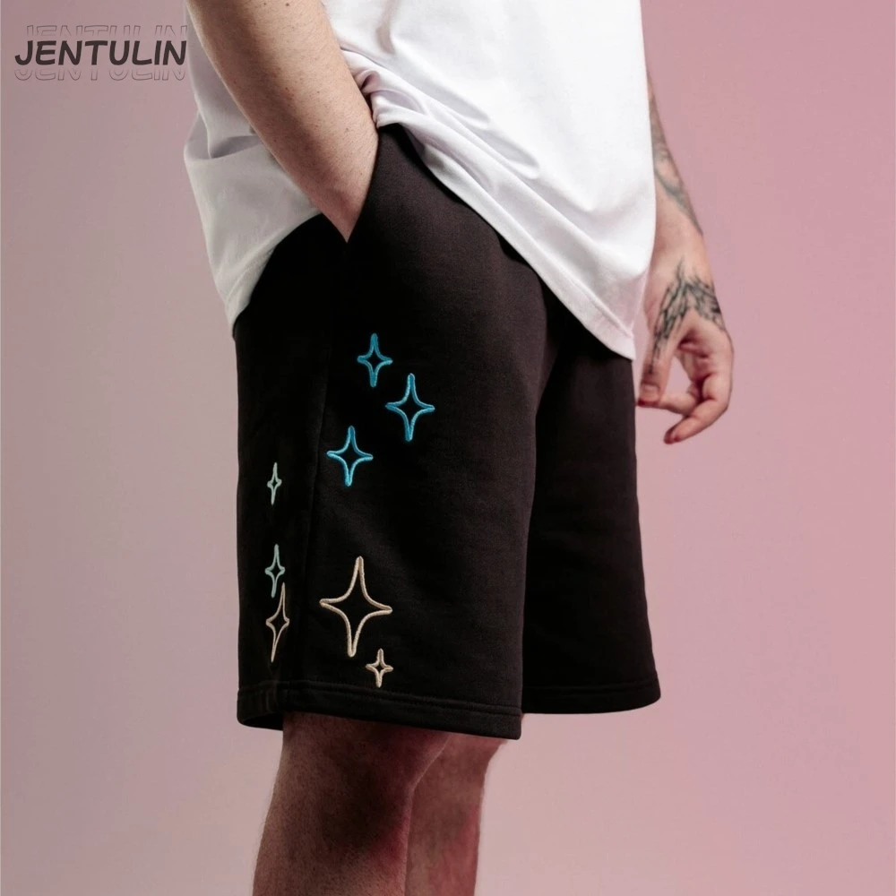 Streetwear herenshorts provaдие sterren grafische print oversized jorts baggy harajuku korte broek Y2k unisex kleding Koreaanse goth