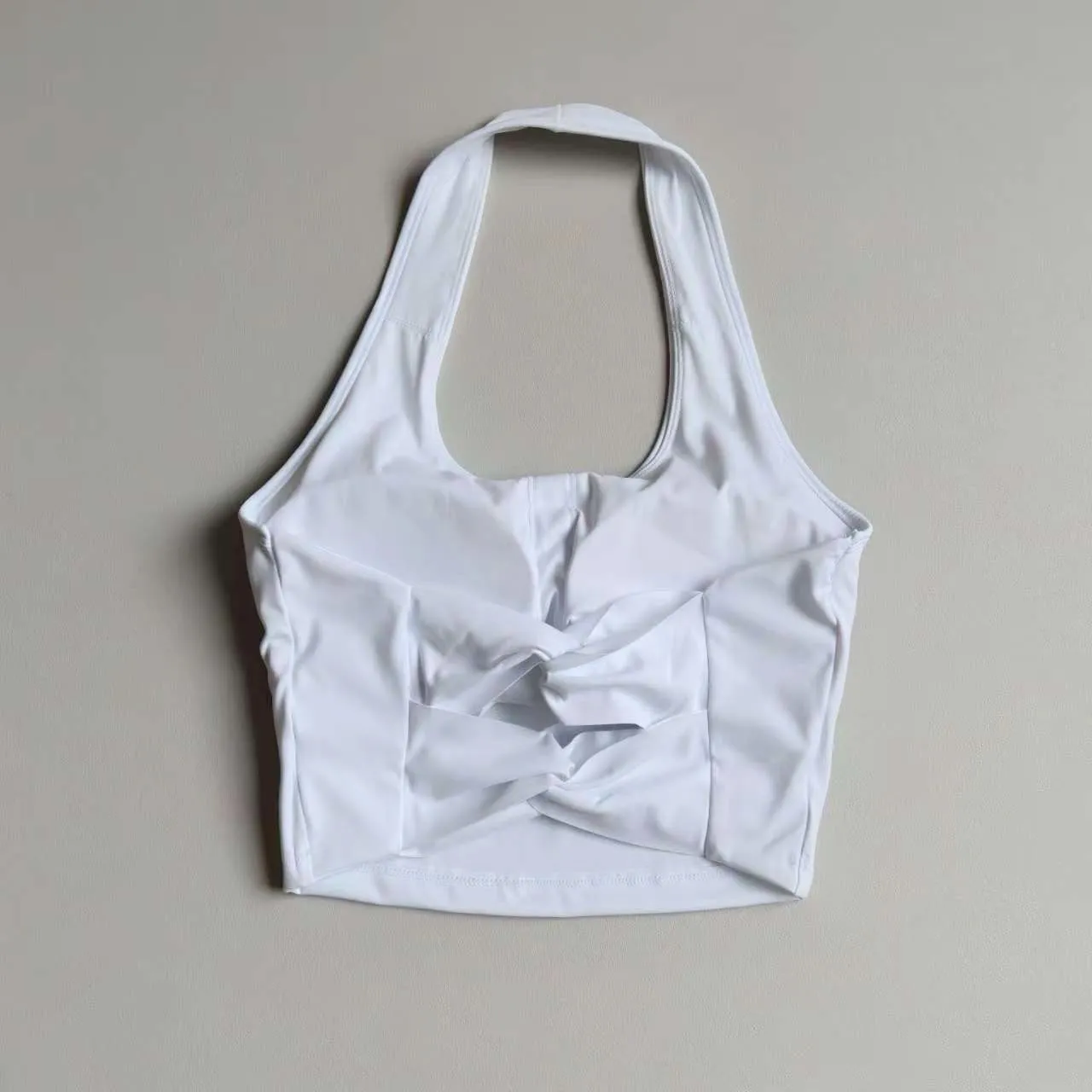 Hochintensiver Sport-BH für Frauen mit Brustpolstern, Neckholder, Yoga-Rücken, Trainings-Laufweste, eng anliegender Fitness-BH-Top – Detail 5