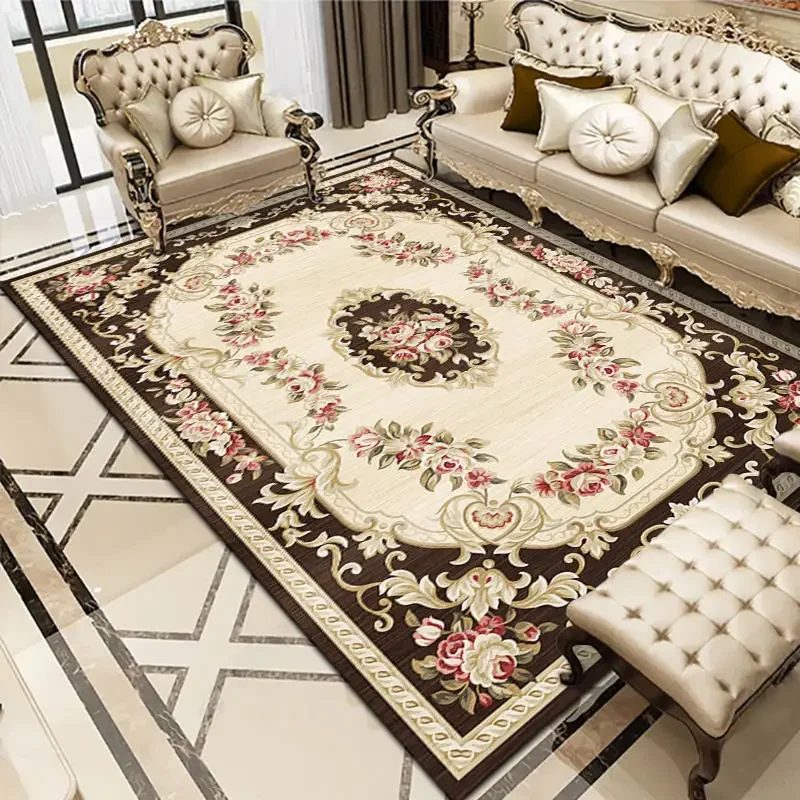 Bohemian Art Rug Persian Luxury Decorative Carpet Comfortable Soft Large Area Living Room Carpets Machine Washable Bedroom Rugs