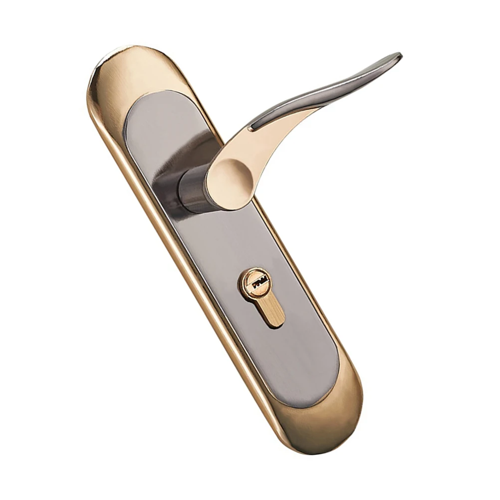 

Aluminium Alloy Door Locks Durable Safe Simple Design Ideal Home Hotel Multi Layers Electroplating Long Time Use Wearproof Rust