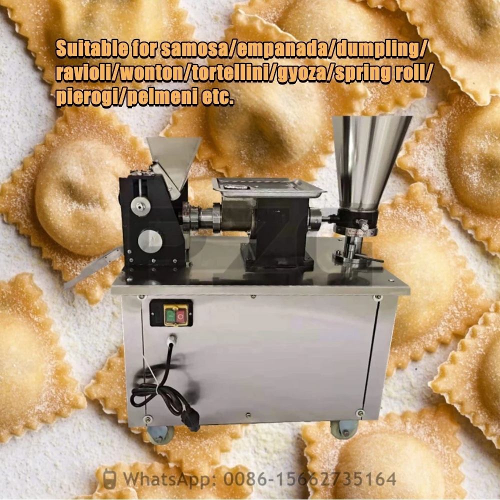 Automatic Big Mini Maquina Hacer De Pierogi Pelmeni Ravioli Samosa Spring Roll Dumpling Empanada Maker Fold Making Machine