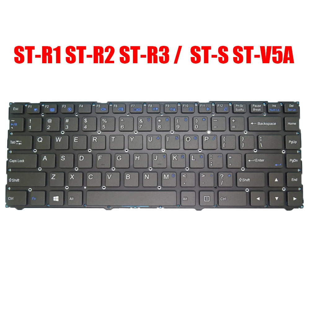 Laptop Keyboard For Thunderobot ST-R1 ST-R2 ST-R3 /  ST-S ST-V5A English US Black Without Frame Without Backlit New