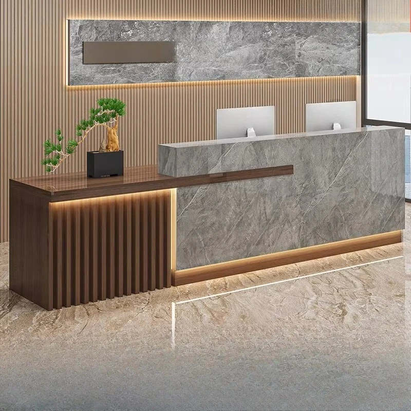 Minimalist Aesthetic Reception Desks Simple Company Best Unique Reception Desks Executive Modern Escritorio Commercial Furniture