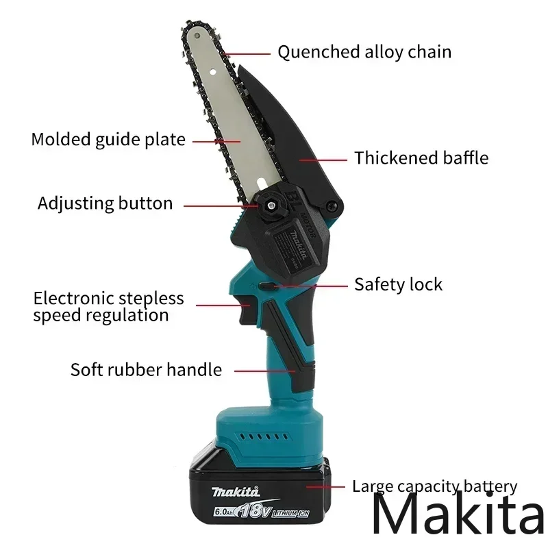 makita-4-rechargeable-electric-chain-saw-uc100-compact-chainsaw-for-diy-workshop-gardening（bare-tool）