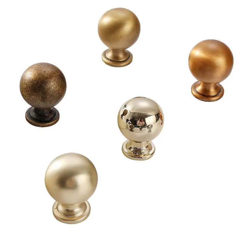 French Handles For Furniture Solid Cupboard Door Knob And Handle American Kitchen Cabinet Drawer Zinc Alloy Handles