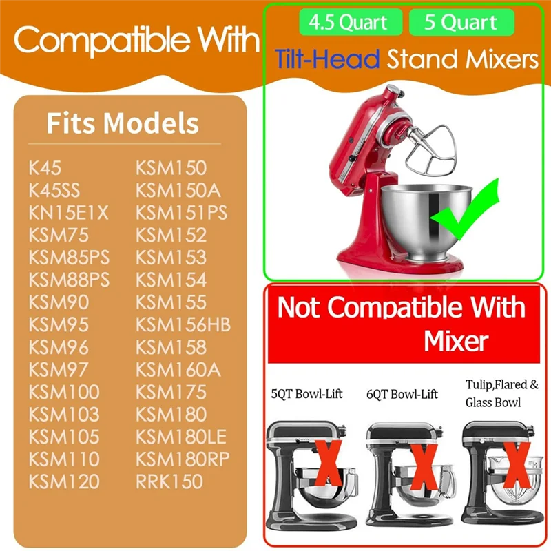 B02C-Kitchenaid Mikser için Pa - Stand Mixer Bowl incelemesi ve fiyatı